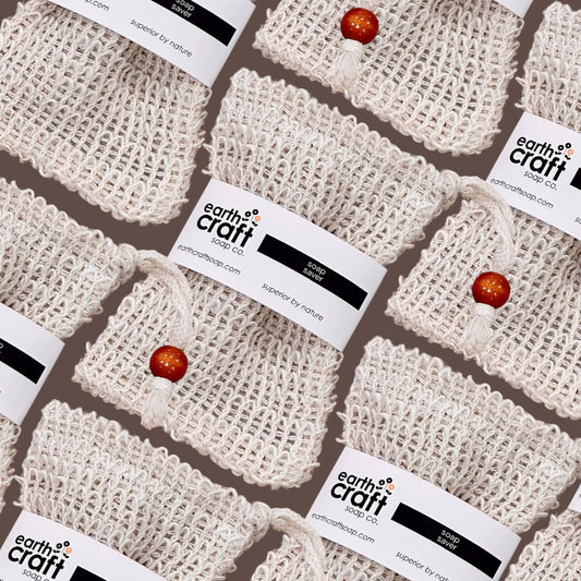 EarthCraft Natural Sisal Soap Saver Bags – Zero-Waste