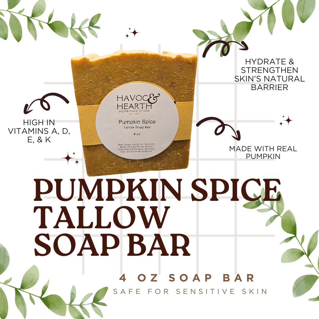 Pumpkin Spice Tallow Soap Bar
