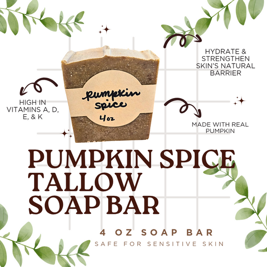 Pumpkin Spice Tallow Soap Bar