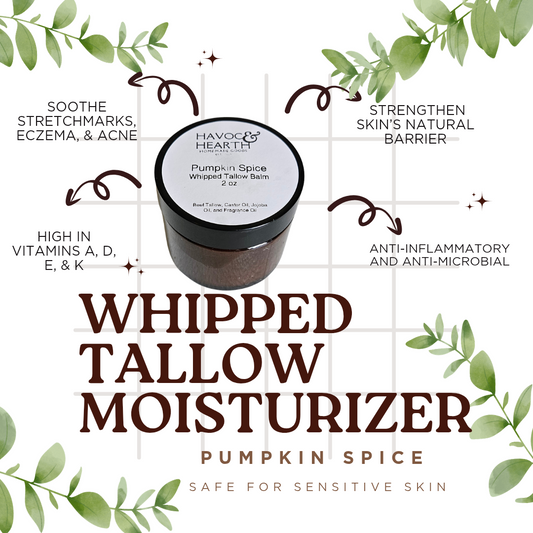 2oz Pumpkin Spice Whipped Tallow Moisturizer
